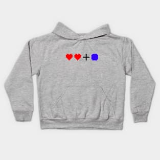 Retro Time Traveler - Two Hearts and a Box Kids Hoodie